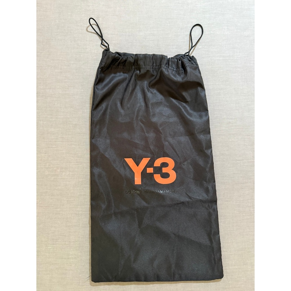 Y-3 Adidas Yohji Yamamoto Dust Bag‎ Black Orange Drawstring Storage